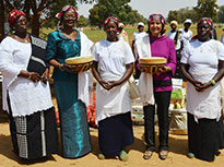 10 February 2017, Ouagadougou Burkina Faso - First Lady of Burkina Faso Sika Kaboré and FAO's Deputy Director-General Maria-Helena Semedo attend the International Year of Pulses (IYP) closing ceremony.