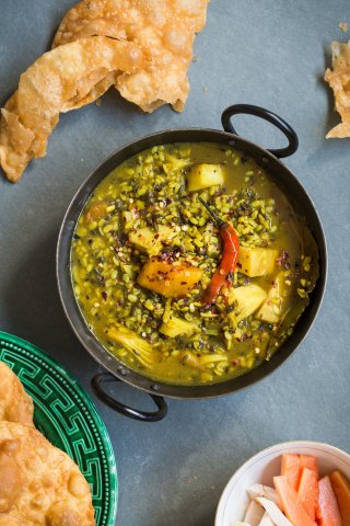 Assam, Jackfruit with Split Blackgram