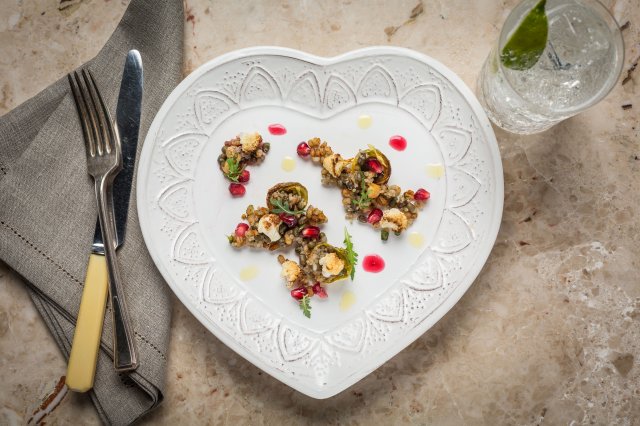 Australia, Pomegranate Quinoa Black Lentil Salad