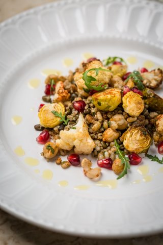 Australia, Pomegranate Quinoa Black Lentil Salad
