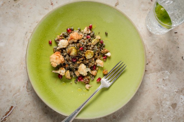 Australia, Pomegranate Quinoa Black Lentil Salad