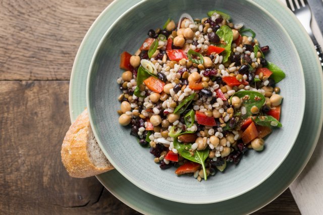 Canada, bean salad