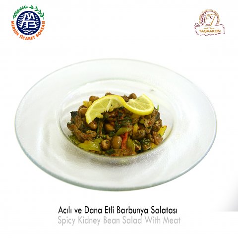 Spicy Kidney Bean Salad with Meat