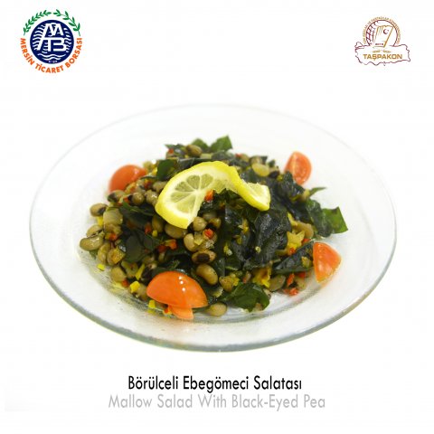 Mallow Salad with Black-Eyed Pea