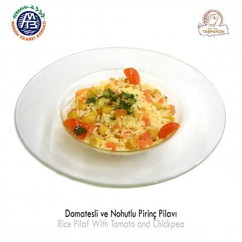 Rice Pilaf with Tomato and Chickpea