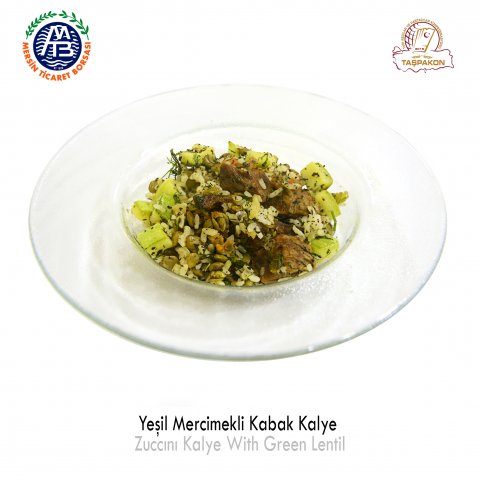 Zuccini Kalye With Green Lentil