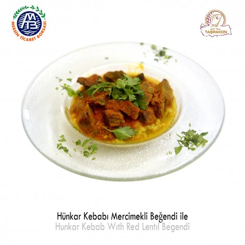 Hunkar Kebab with Red Lentil Begendi